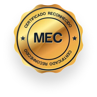 Selo de certificado reconhecido pelo MEC